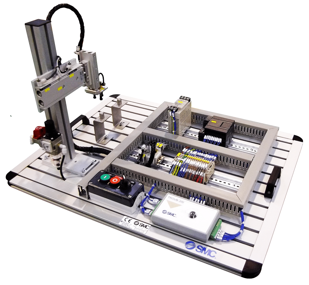 The MAP-202 Automation Handling Training System combines PLCs with Vacuum pick and place training.