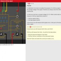ELECTUDE Courseware for CAN Bus Multiplex Trainer