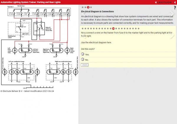 ELECTUDE Courseware For Automotive Lighting Trainer - Toolkit Technologies