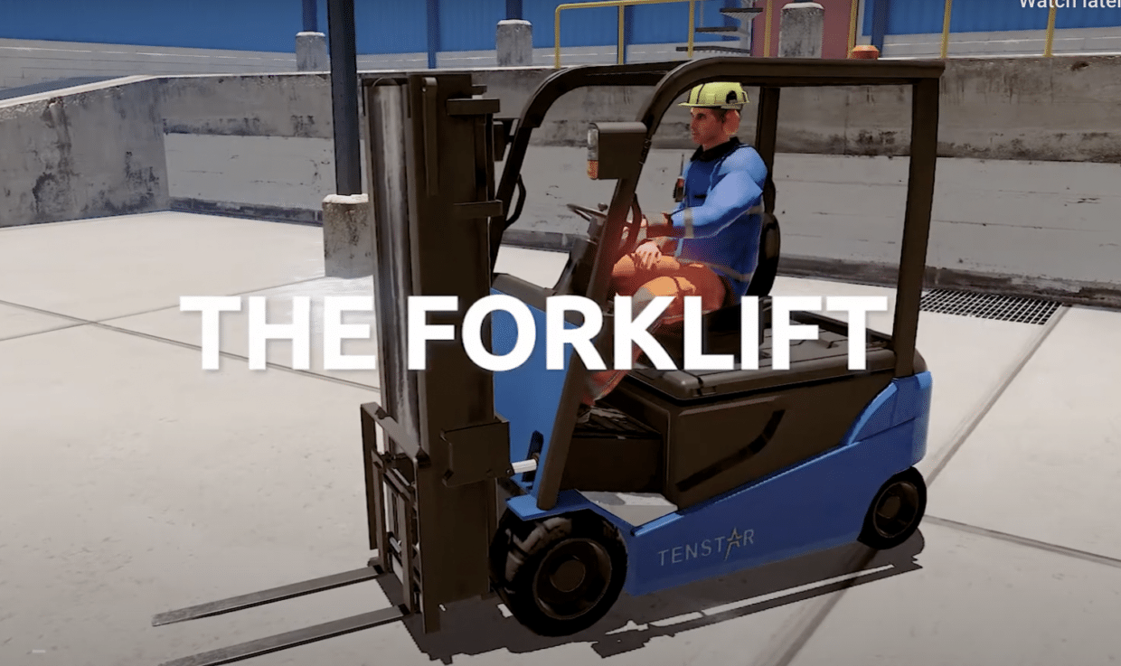 Forklift Simulator for Supply Chain Training