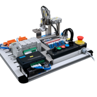 Tabletop mechatronics automation trainer, material handling