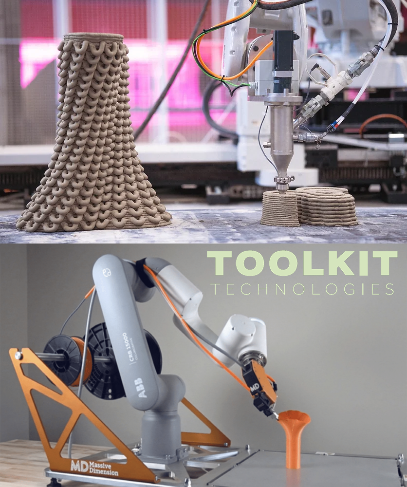 Toolkit Robotic 3D Printers from Massive Dimension and Vertico