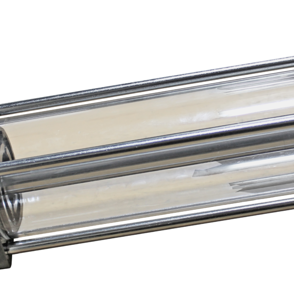 Double Acting, Single rod hydraulic cylinder cutaway