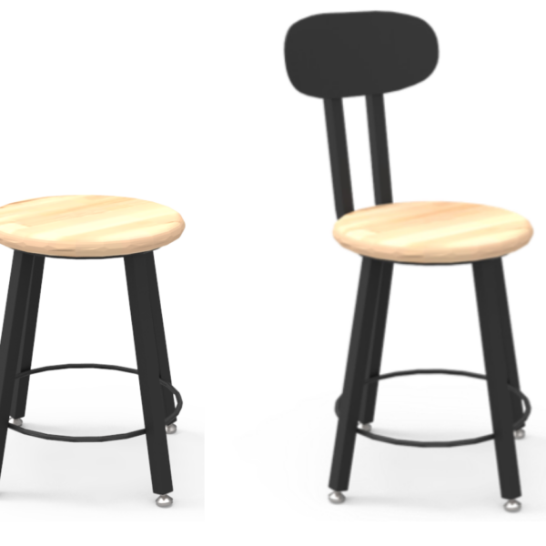 Durable WB 4-Legged Adjustable Stools